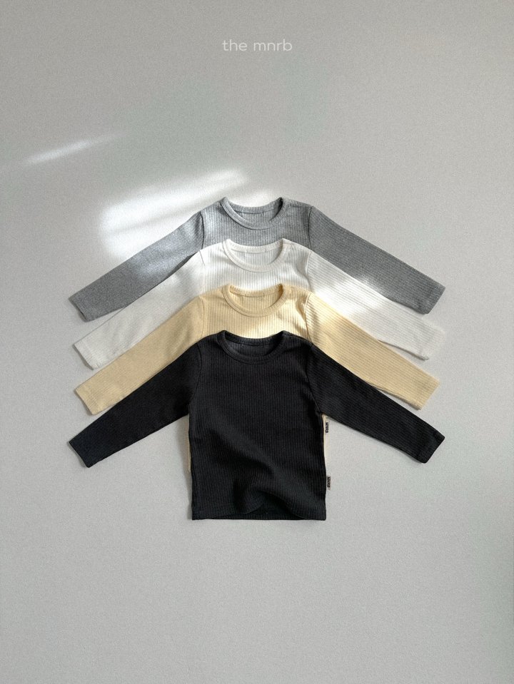 Mini Robe - Korean Baby Fashion - #babyboutique - Queen Ribbed Long Sleeve Tee - 3