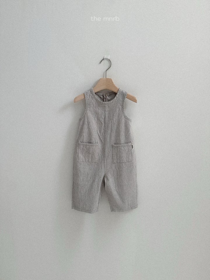 Mini Robe - Korean Baby Fashion - #babyboutiqueclothing - Modern Check Overalls - 5