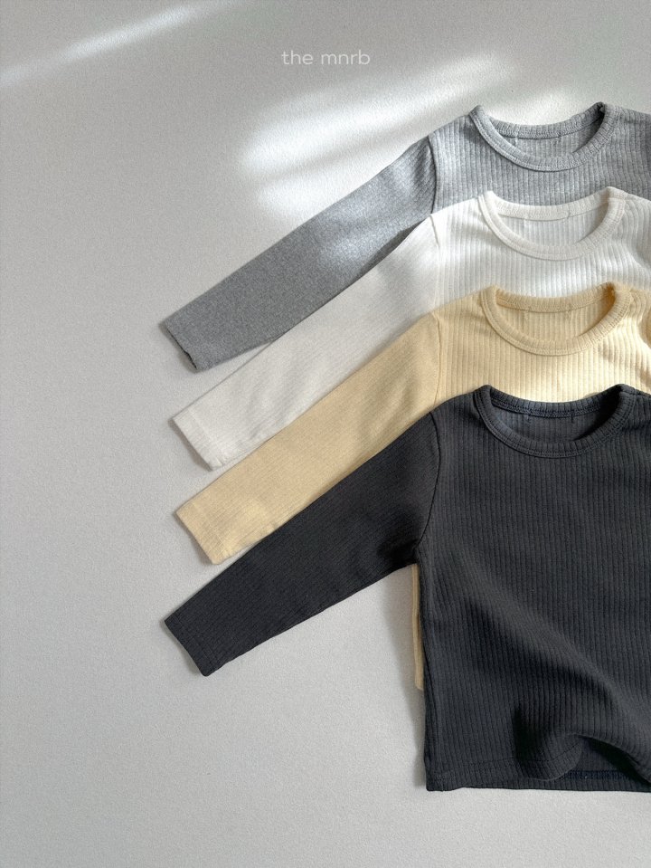 Mini Robe - Korean Baby Fashion - #babyboutique - Queen Ribbed Long Sleeve Tee - 4