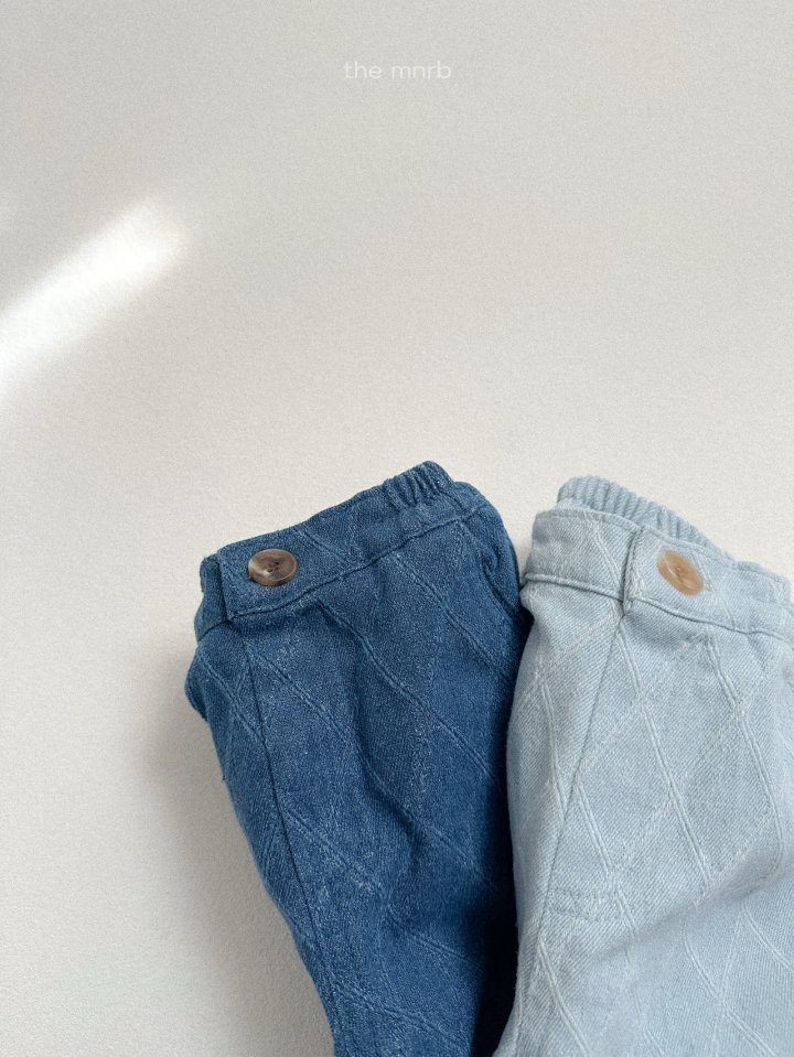 Mini Robe - Korean Baby Fashion - #babyclothing - Diamond Denim Pants - 9