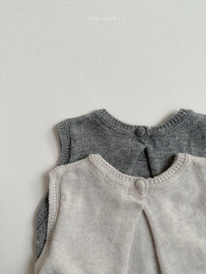 Mini Robe - Korean Baby Fashion - #babyclothing - Open Vest - 5