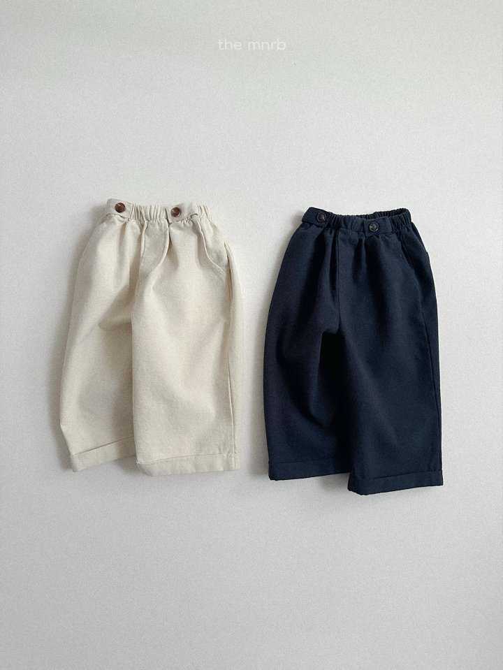 Mini Robe - Korean Baby Fashion - #babyclothing - Buckle Detail Pants - 3
