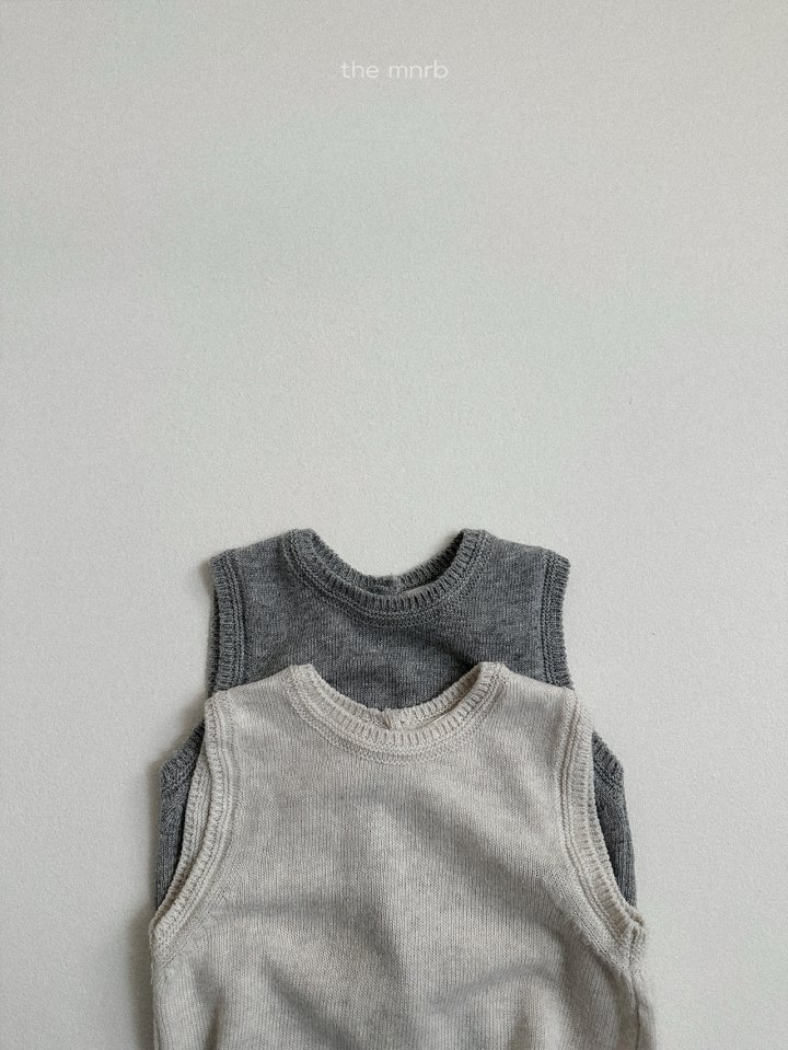 Mini Robe - Korean Baby Fashion - #babyfashion - Open Vest - 6