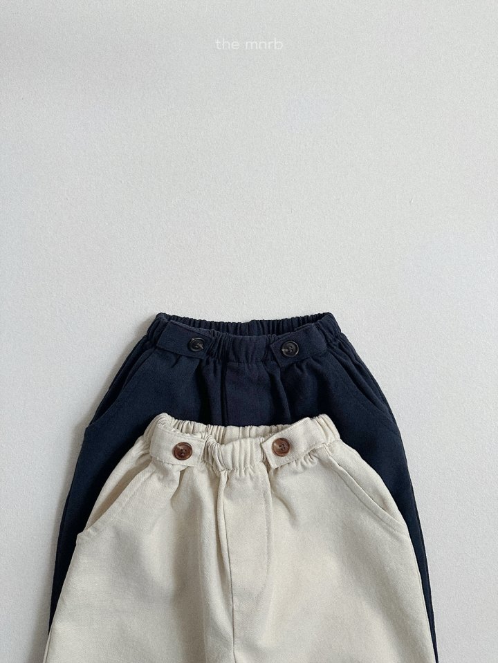 Mini Robe - Korean Baby Fashion - #babyclothing - Buckle Detail Pants - 4