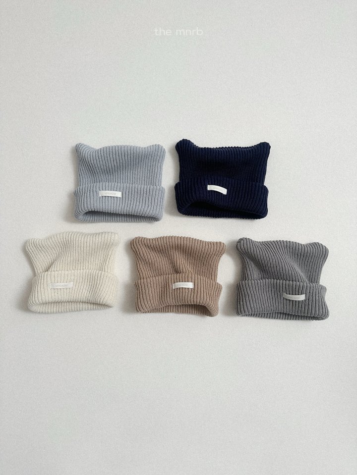 Mini Robe - Korean Baby Fashion - #babyclothing - New Cat Beanie - 4