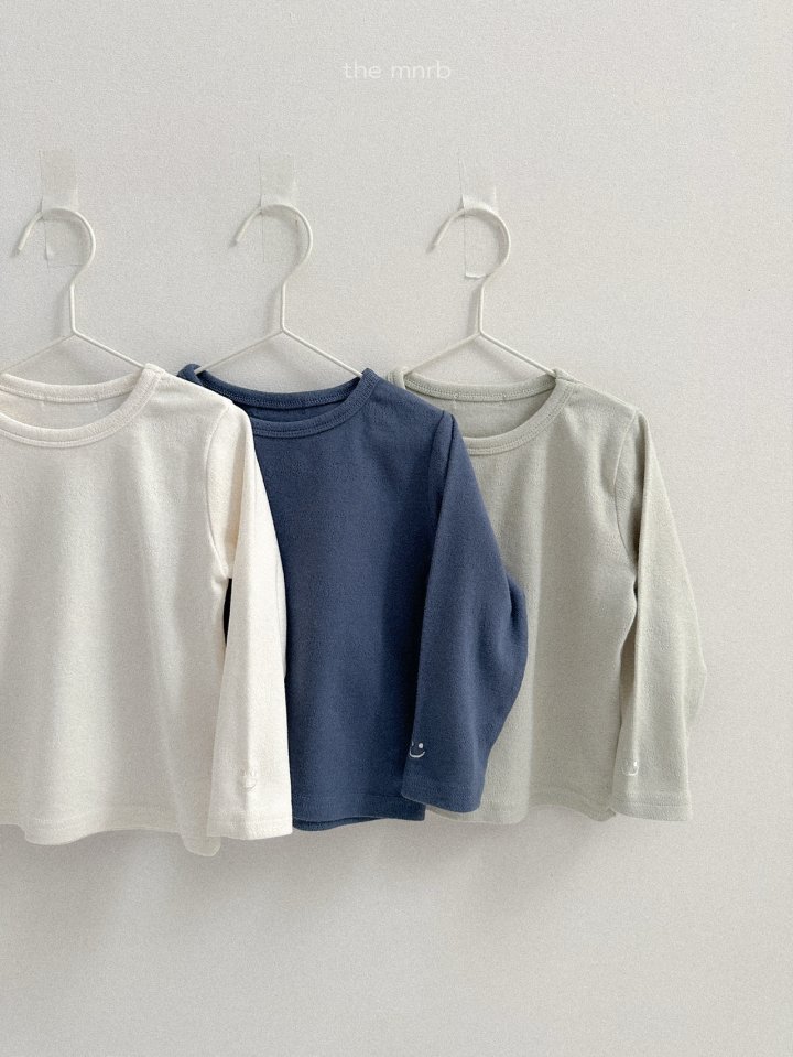 Mini Robe - Korean Baby Fashion - #babyfashion - Smile Long Sleeve Tee