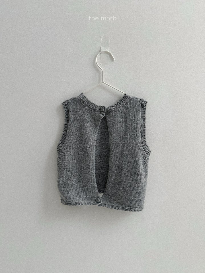 Mini Robe - Korean Baby Fashion - #babyfever - Open Vest - 7