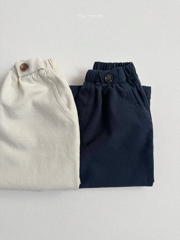 Mini Robe - Korean Baby Fashion - #babyfever - Buckle Detail Pants - 5