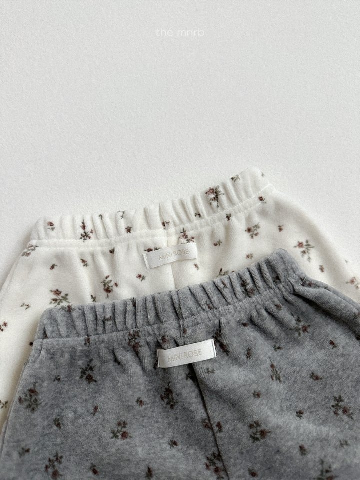 Mini Robe - Korean Baby Fashion - #babyfever - Flower Shorts - 6