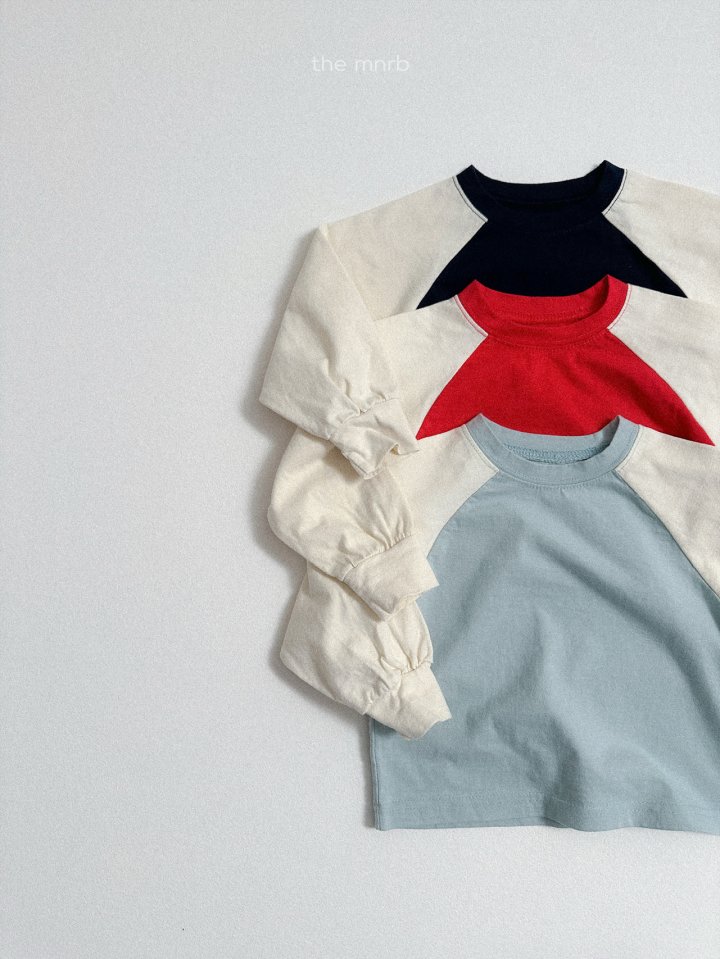 Mini Robe - Korean Baby Fashion - #babyfever - Cozy Raglan Tee - 3