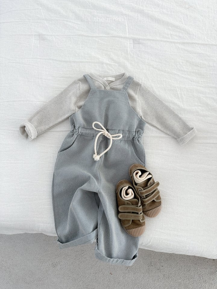 Mini Robe - Korean Baby Fashion - #babygirlfashion - Waffle Placket Tee - 10