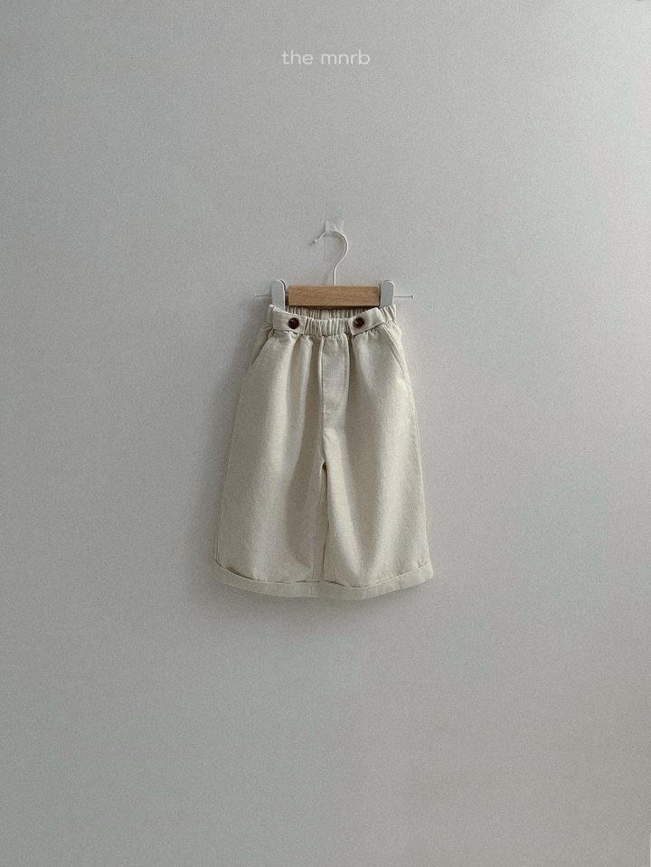 Mini Robe - Korean Baby Fashion - #babylifestyle - Buckle Detail Pants - 7