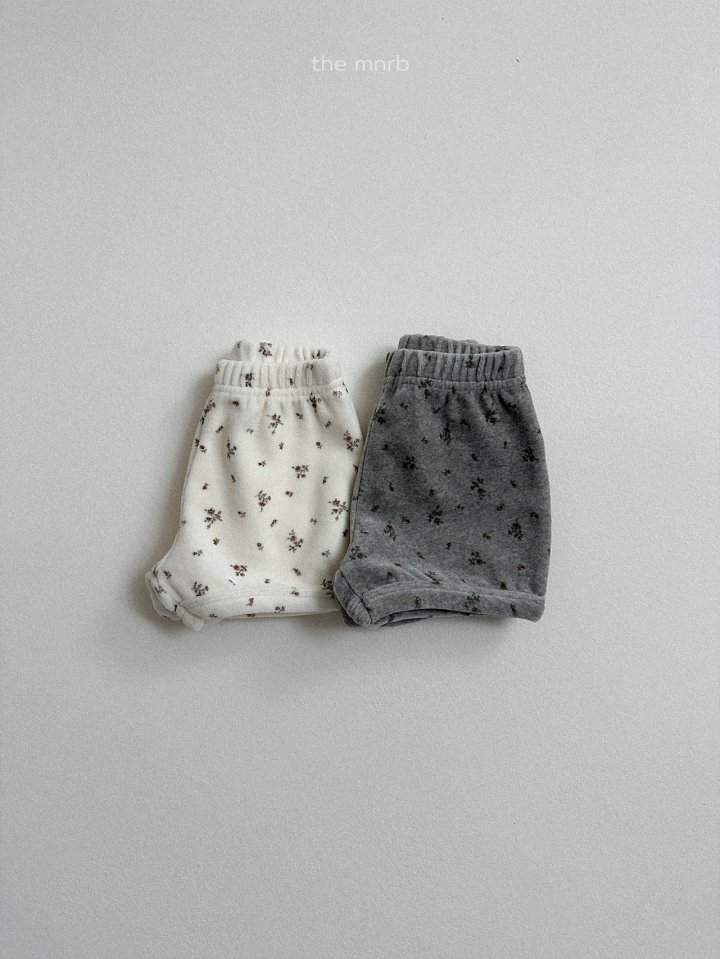 Mini Robe - Korean Baby Fashion - #babylifestyle - Flower Shorts - 8