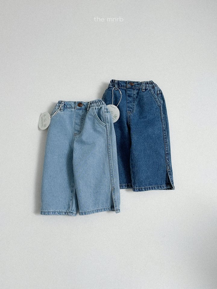 Mini Robe - Korean Baby Fashion - #babylifestyle - Slit Straight Pants - 4