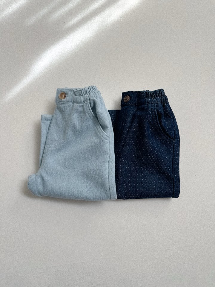 Mini Robe - Korean Baby Fashion - #babyootd - Spring Denim Pants - 7