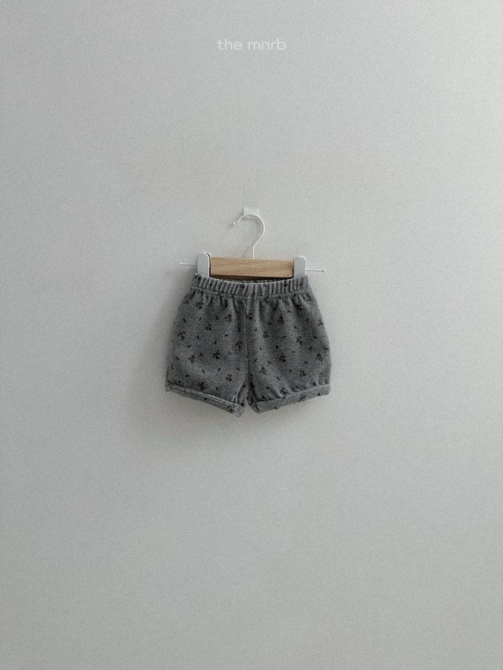 Mini Robe - Korean Baby Fashion - #babyootd - Flower Shorts - 10