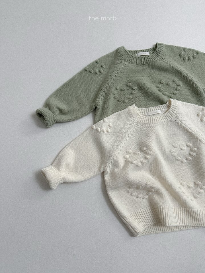 Mini Robe - Korean Baby Fashion - #babyoutfit - Love Eyelet Knit