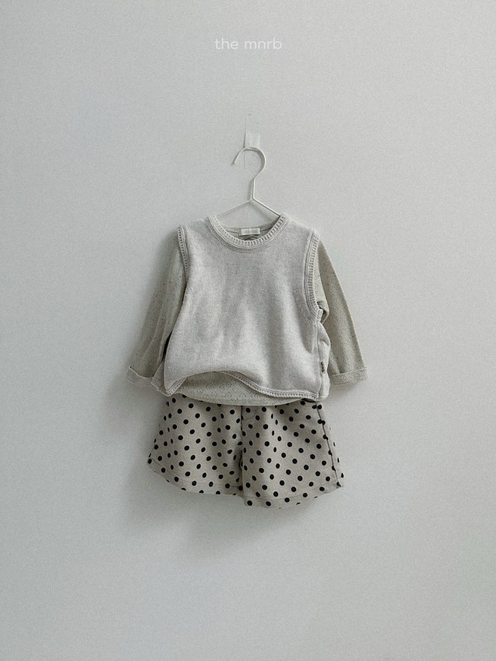 Mini Robe - Korean Baby Fashion - #babyoutfit - Open Vest - 12