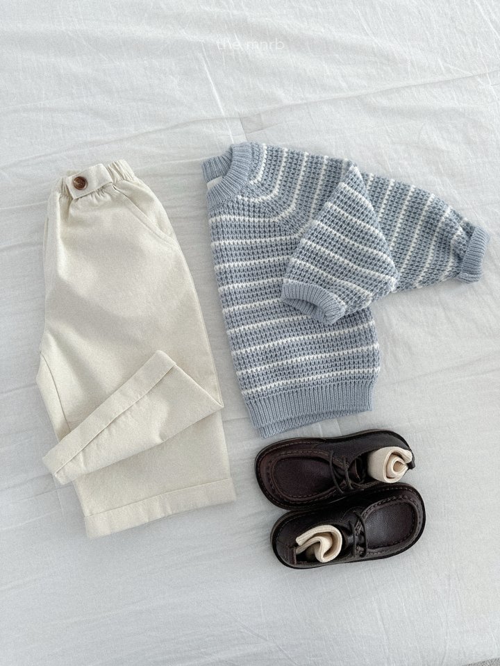 Mini Robe - Korean Baby Fashion - #babyoutfit - Buckle Detail Pants - 10