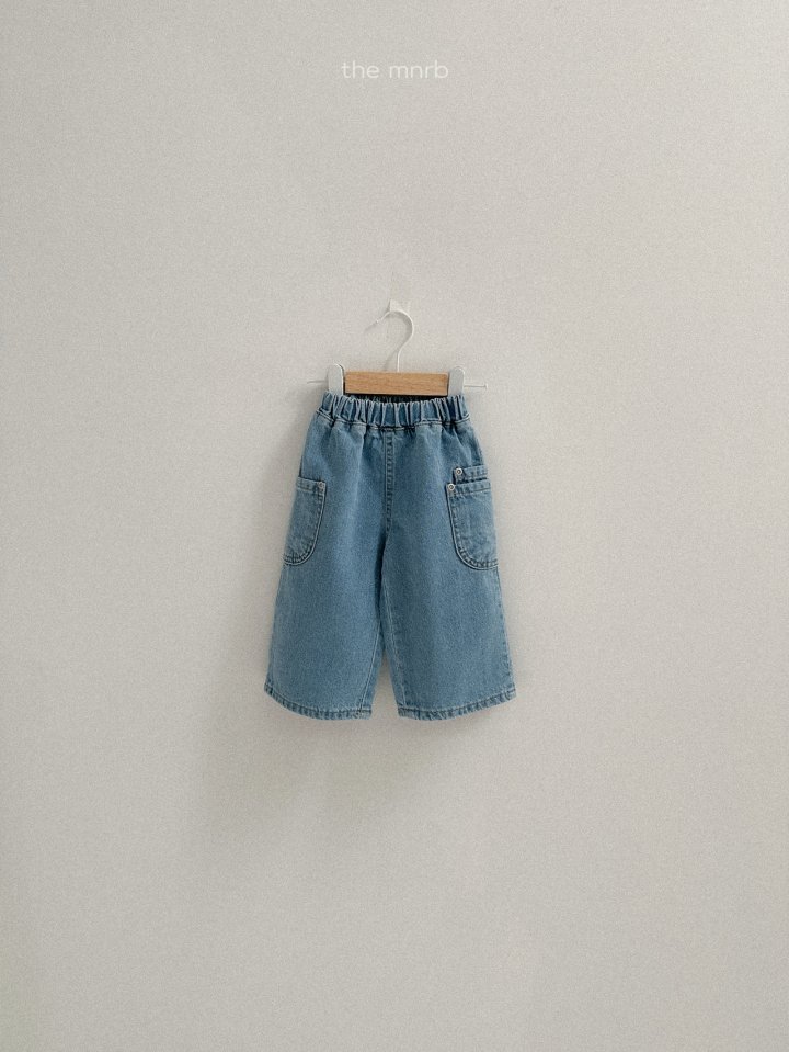 Mini Robe - Korean Baby Fashion - #babyoutfit - Join Denim Pants - 8