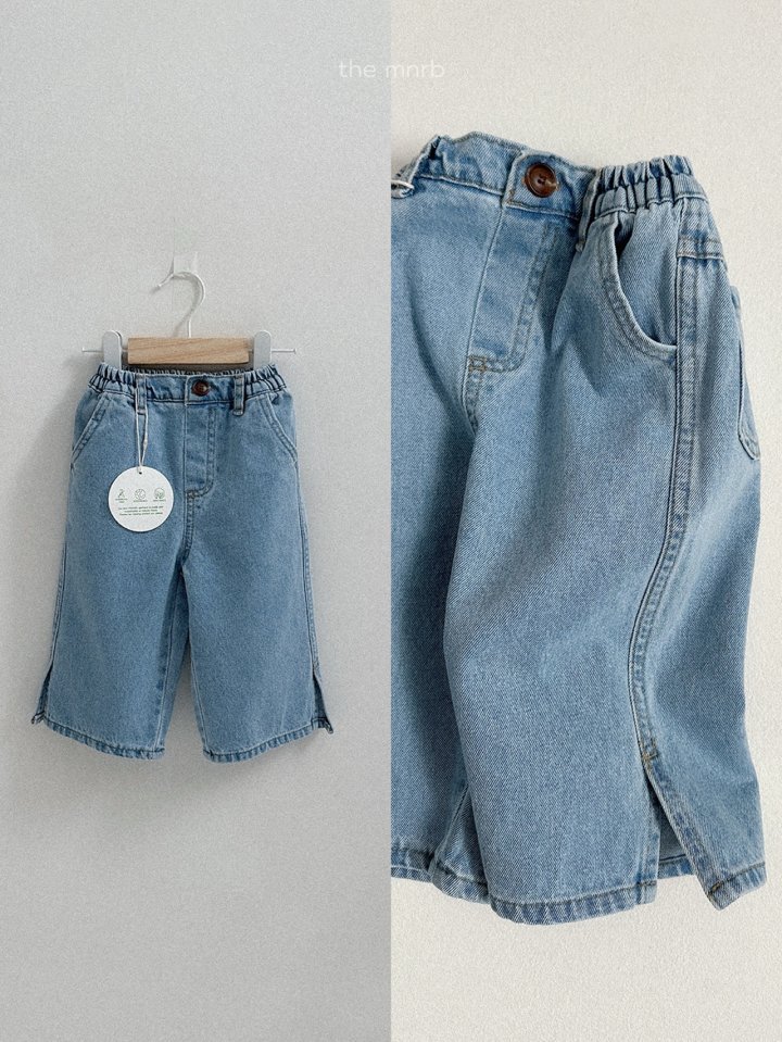 Mini Robe - Korean Baby Fashion - #babyoutfit - Slit Straight Pants - 6