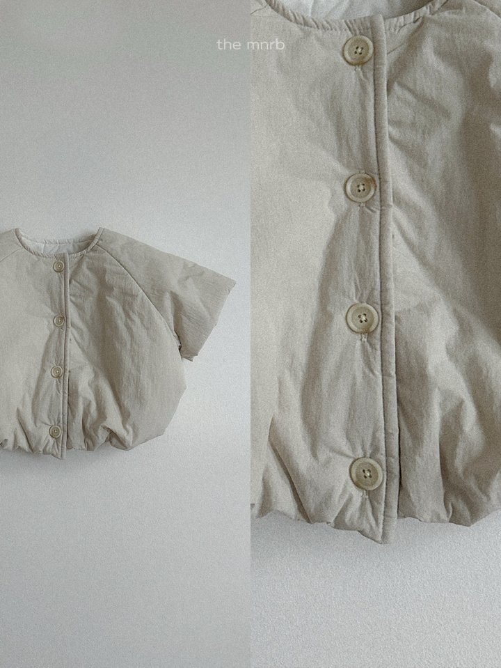 Mini Robe - Korean Baby Fashion - #babyootd - Square Balloon Padding Jacket - 4