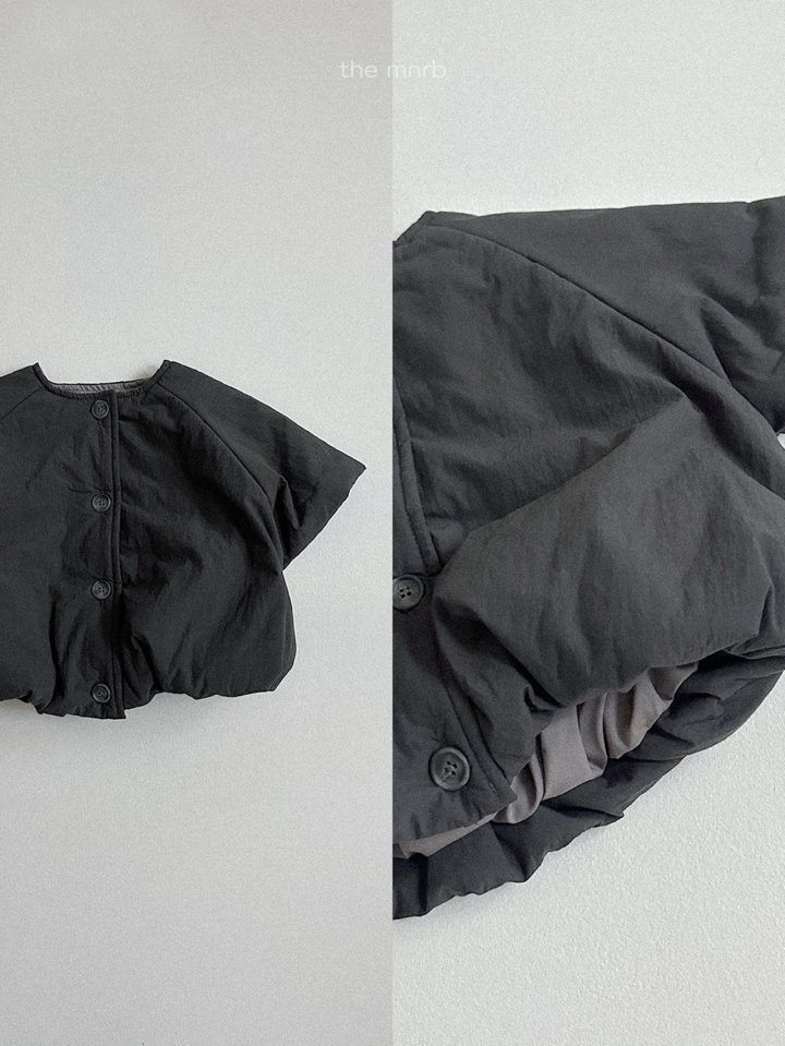 Mini Robe - Korean Baby Fashion - #babyoutfit - Square Balloon Padding Jacket - 5