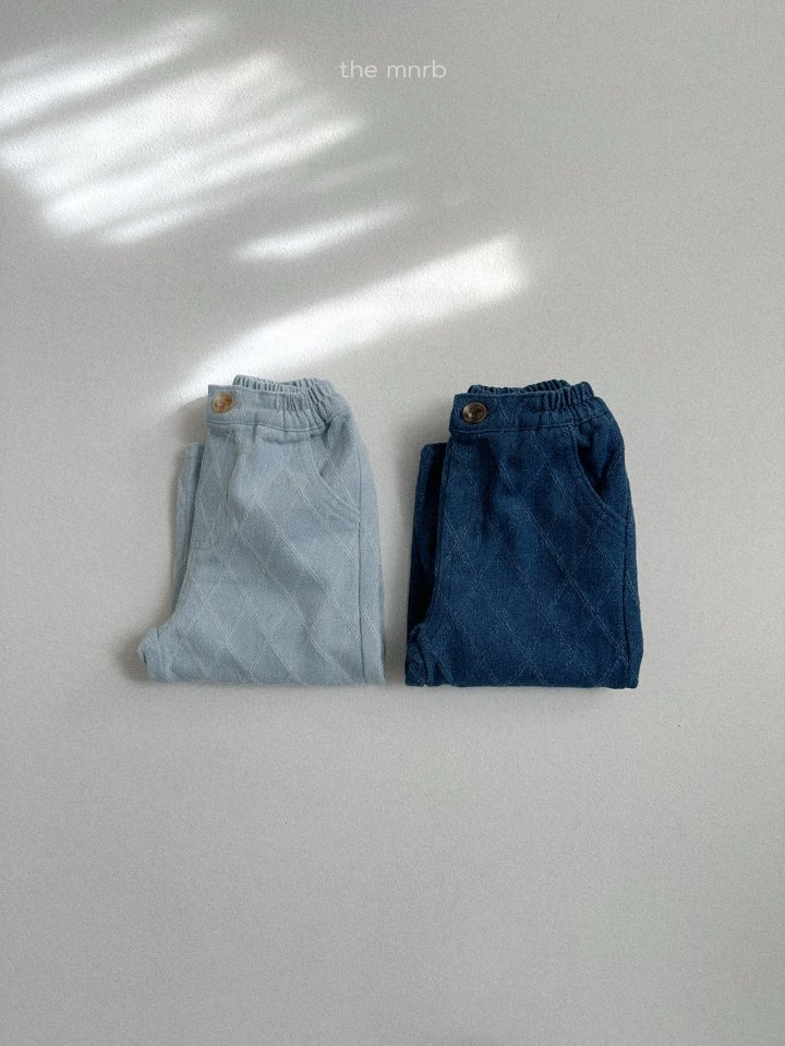 Mini Robe - Korean Baby Fashion - #babywear - Diamond Denim Pants - 3