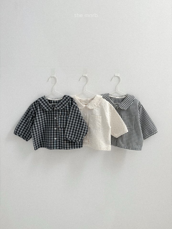 Mini Robe - Korean Baby Fashion - #onlinebabyboutique - Looming Collar Shirt