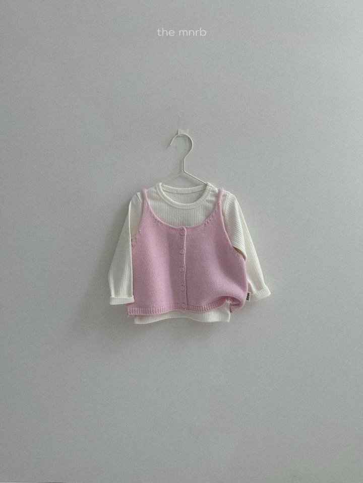 Mini Robe - Korean Baby Fashion - #onlinebabyshop - Layered Vest - 11