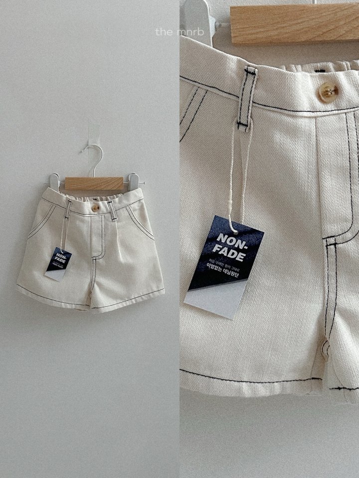 Mini Robe - Korean Baby Fashion - #onlinebabyshop - Love Jean Denim Shorts - 10