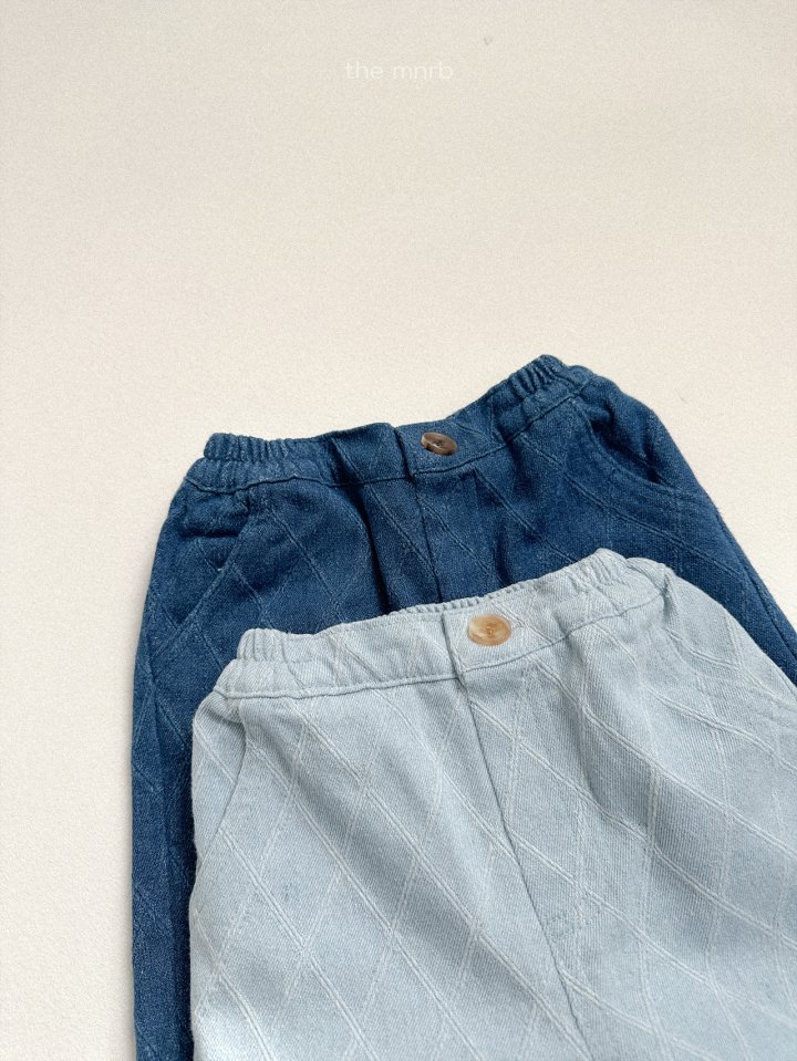 Mini Robe - Korean Baby Fashion - #smilingbaby - Diamond Denim Pants - 6