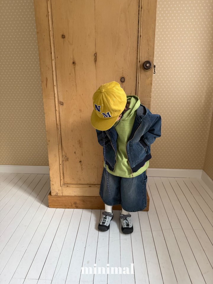 Minimal - Korean Children Fashion - #childofig - Road Denim Hooded Jumper - 5