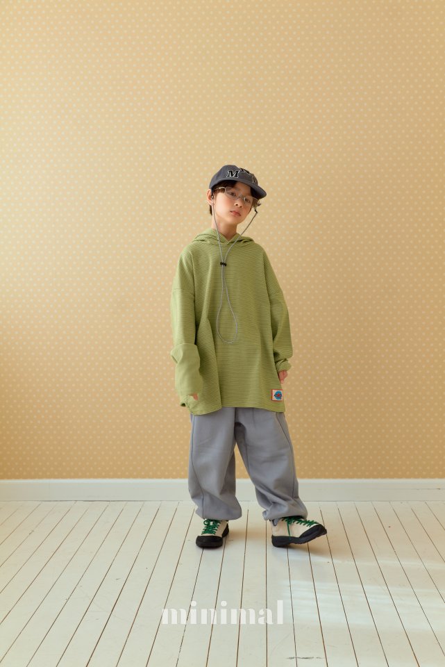 Minimal - Korean Children Fashion - #childrensboutique - Sub Stripe Hoodie - 5