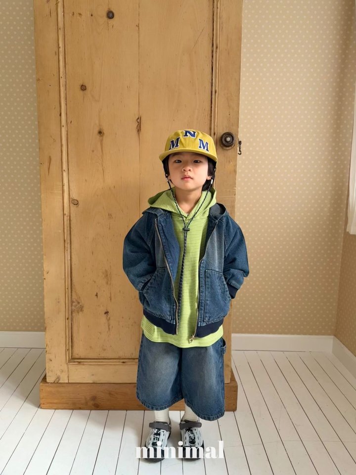 Minimal - Korean Children Fashion - #designkidswear - Road Denim Hooded Jumper - 7