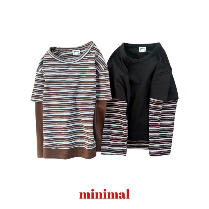 Minimal - Korean Children Fashion - #designkidswear - Double Layered Tee
