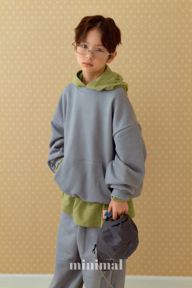 Minimal - Korean Children Fashion - #fashionkids - Sub Stripe Hoodie - 8