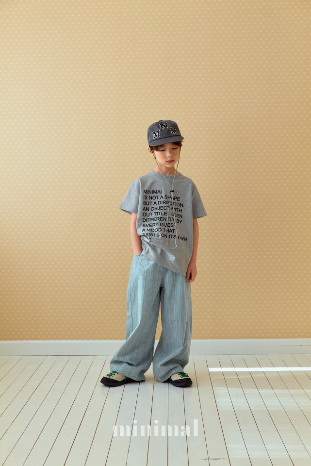 Minimal - Korean Children Fashion - #fashionkids - Washed Stripe Denim Pants - 5