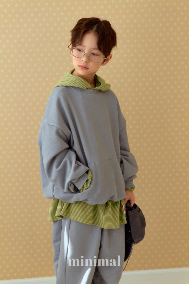 Minimal - Korean Children Fashion - #kidsshorts - Sub Stripe Hoodie - 9