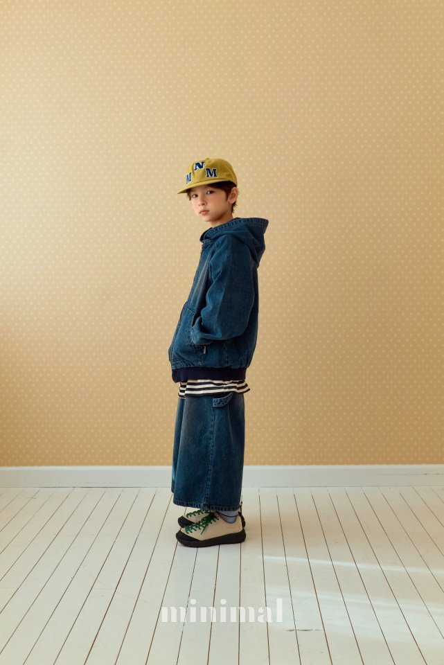 Minimal - Korean Children Fashion - #kidzfashiontrend - Road Denim Hooded Jumper - 12