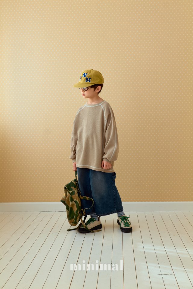Minimal - Korean Children Fashion - #kidzfashiontrend - Minimal Waffle Stitch Tee - 8