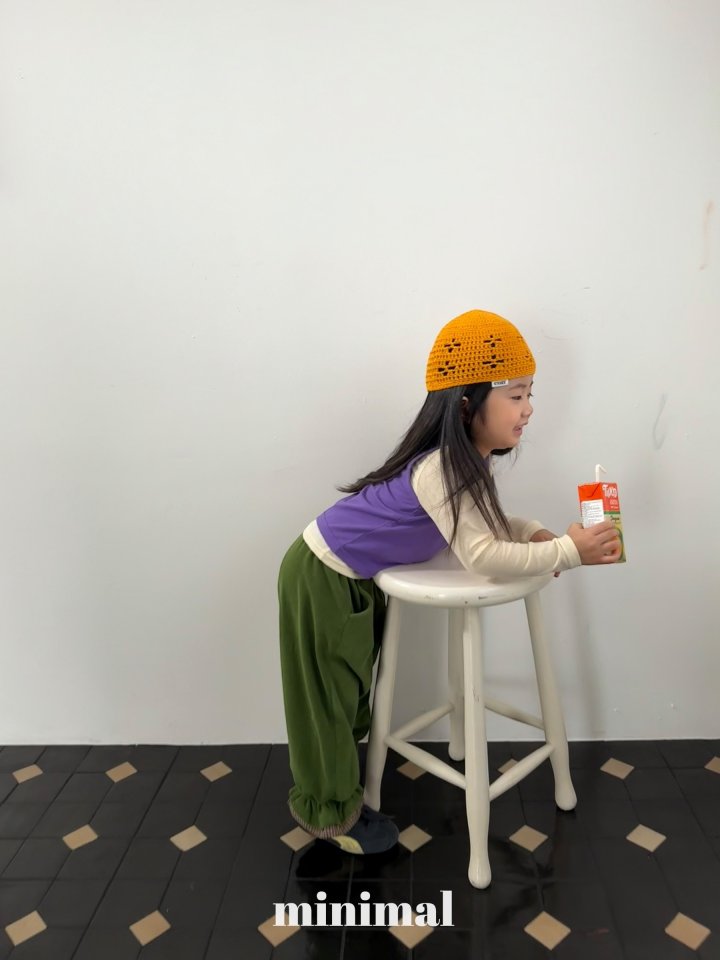 Minimal - Korean Children Fashion - #littlefashionista - Terry Checker Pants - 9
