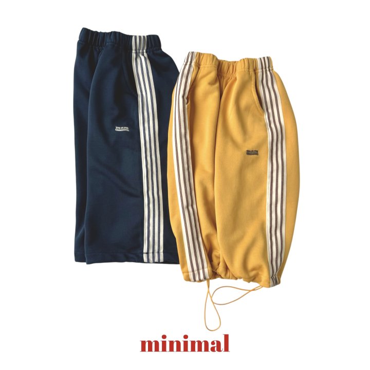 Minimal - Korean Children Fashion - #littlefashionista - Needle Track Pants