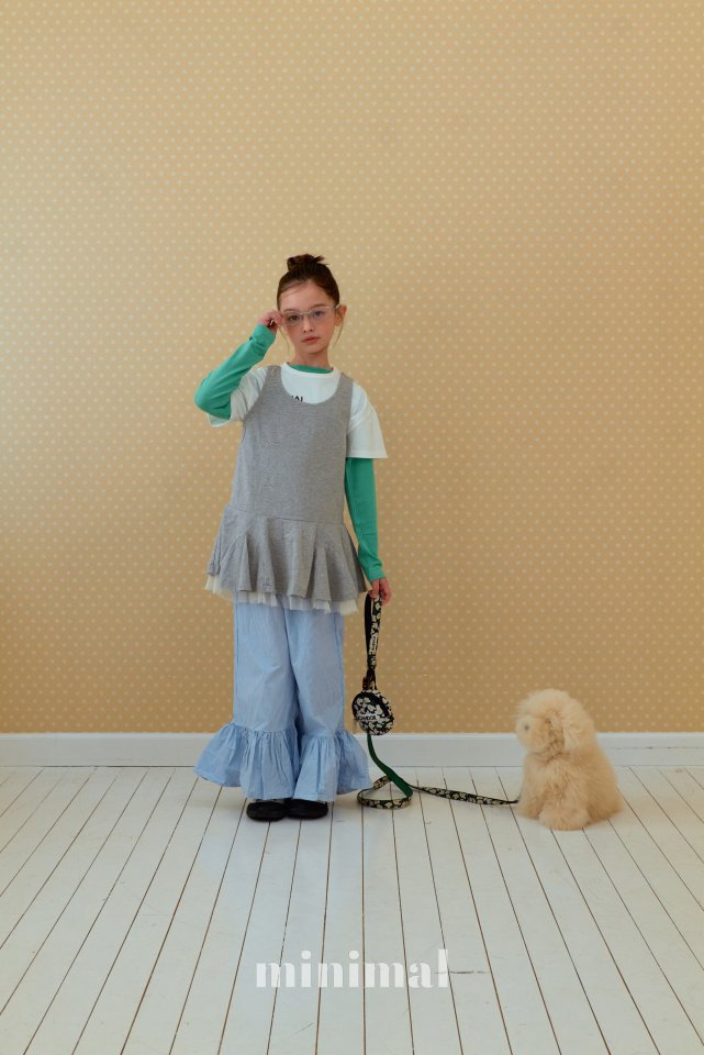 Minimal - Korean Children Fashion - #littlefashionista - Lala Frill Pants - 7