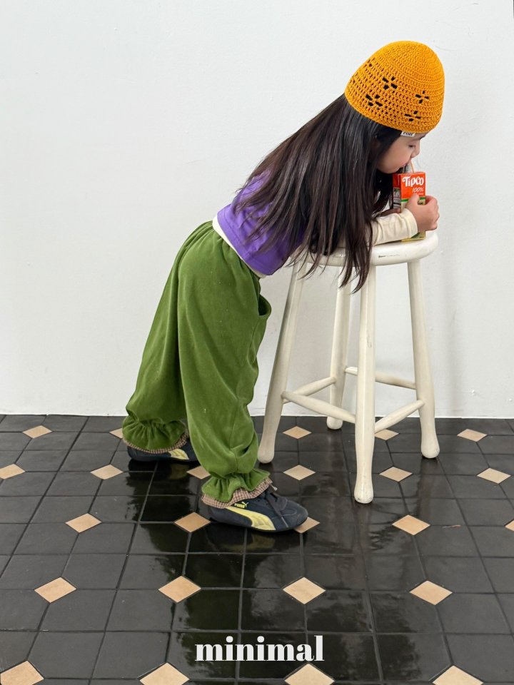 Minimal - Korean Children Fashion - #magicofchildhood - Terry Checker Pants - 10
