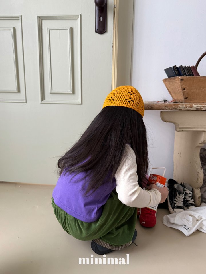 Minimal - Korean Children Fashion - #prettylittlegirls - Terry Checker Pants - 12