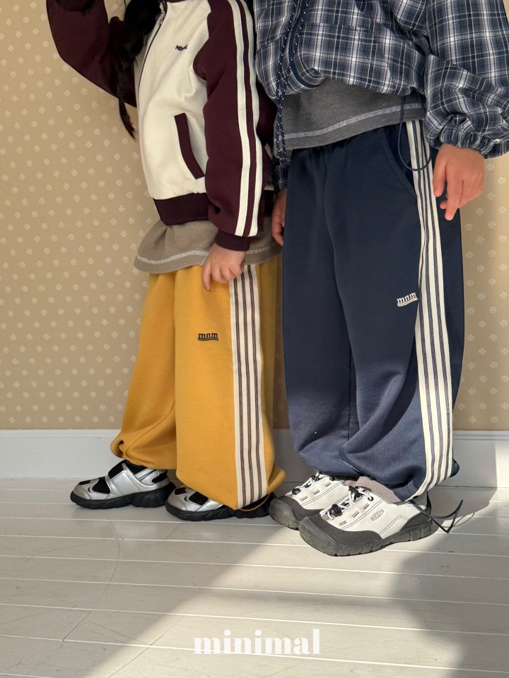 Minimal - Korean Children Fashion - #minifashionista - Needle Track Pants - 4