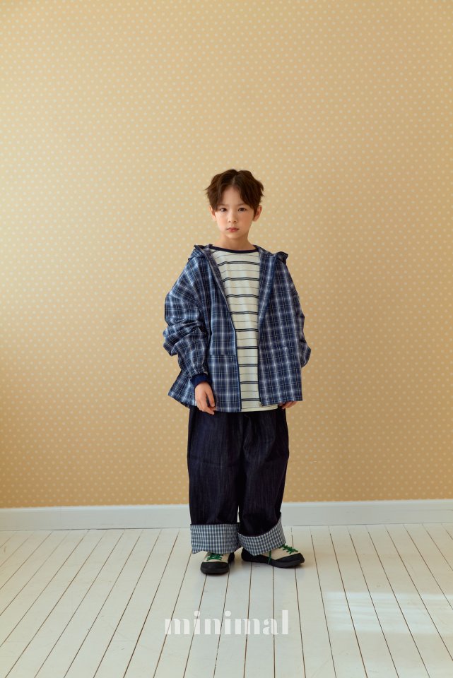 Minimal - Korean Children Fashion - #todddlerfashion - Brim Check Jumper - 6