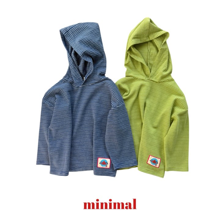 Minimal - Korean Children Fashion - #todddlerfashion - Sub Stripe Hoodie