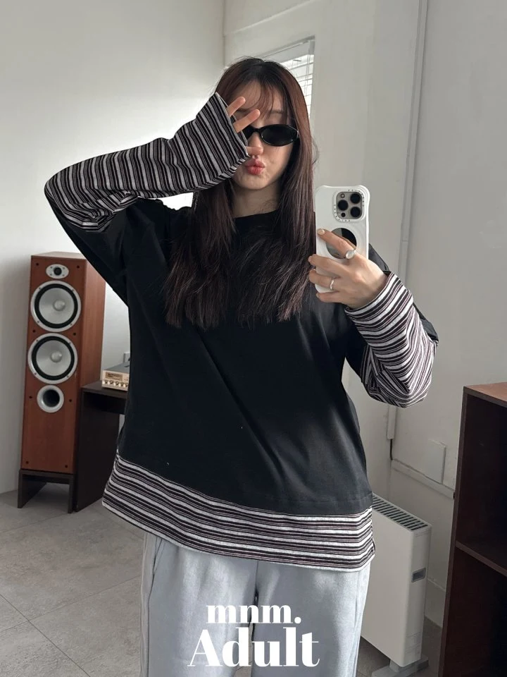 Minimal - Korean Women Fashion - #momslook - Double Layered Tee (Adult) - 12